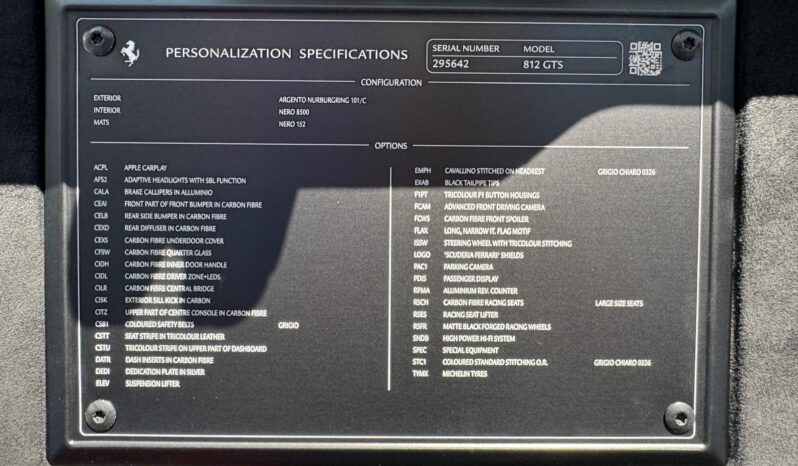 2023 Ferrari 812 GTS full