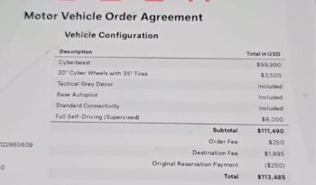 2024 Tesla Cybertruck Cyberbeast full