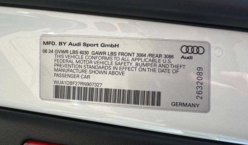 2024 Audi RS 6 Avant 4.0T quattro performance full