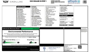 2025 Cadillac Escalade IQ Sport 1 full