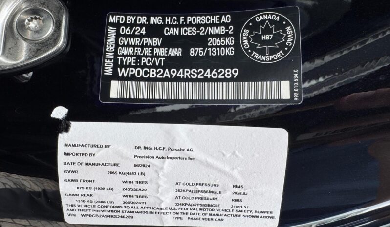 2024 Porsche 911 Carrera 4S Cabriolet full