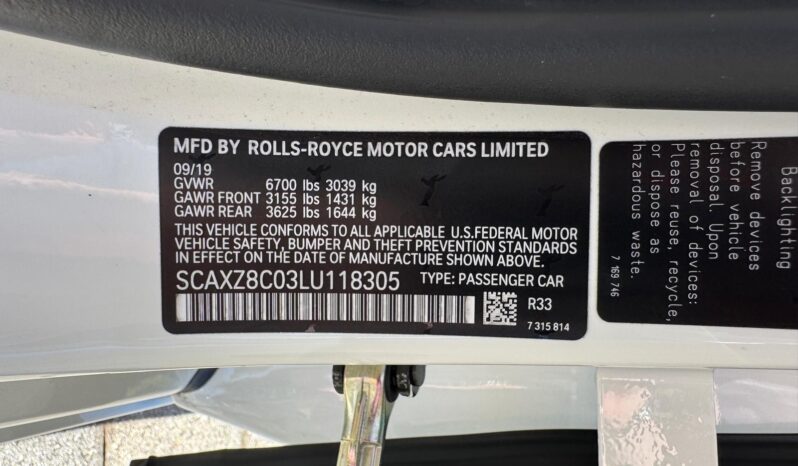 2020 Rolls-Royce Dawn full