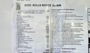 2020 Rolls-Royce Dawn full