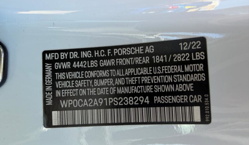 2023 Porsche 911 Carrera Cabriolet full