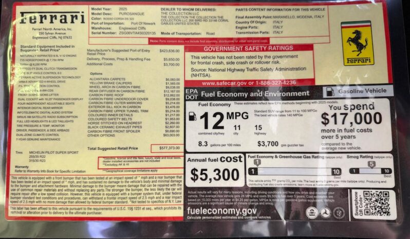2025 Ferrari Purosangue full
