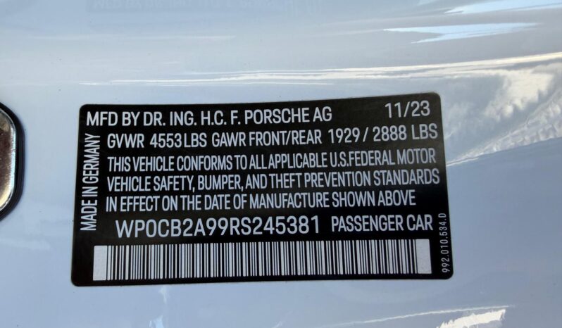 2024 Porsche 911 Carrera 4S Cabriolet full