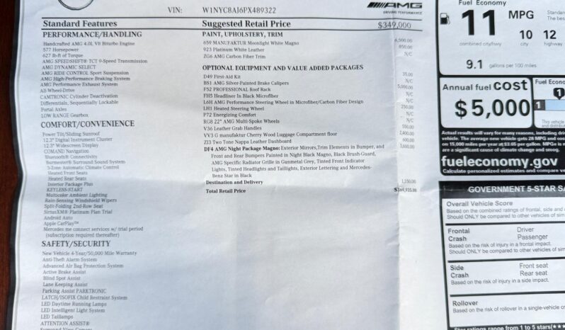 2023 Mercedes-Benz G-Class AMG G 63 4×4 Squared full