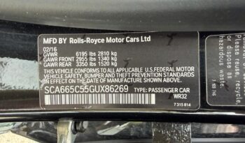 2016 Rolls-Royce Wraith full