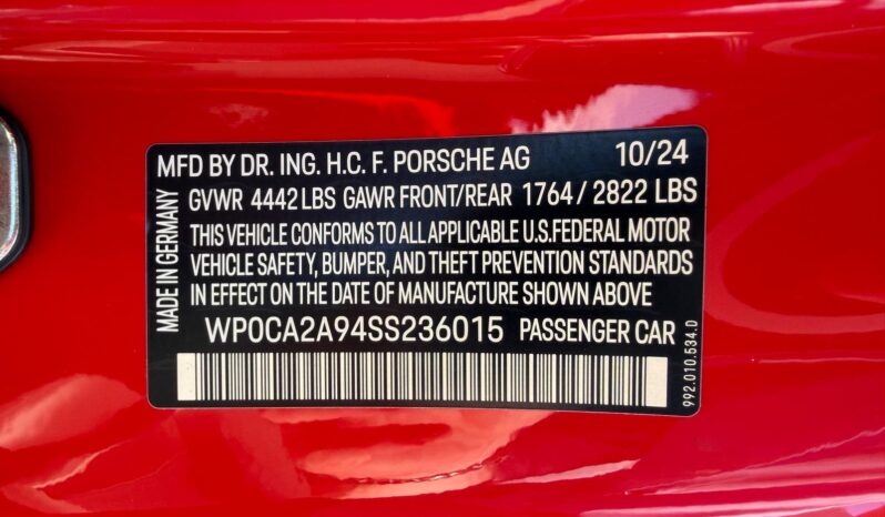 2025 Porsche 911 Carrera Cabriolet full