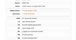 2017 Porsche 911 Carrera 4S Cabriolet