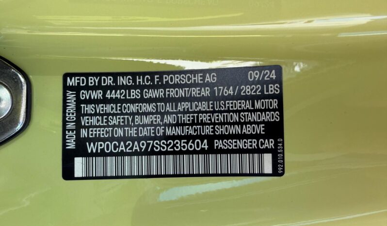 2025 Porsche 911 Carrera Cabriolet full