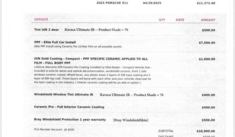 2025 Porsche 911 Carrera Cabriolet full