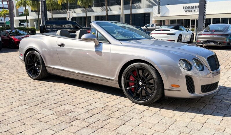 2011 Bentley Continental Supersports Convertible full