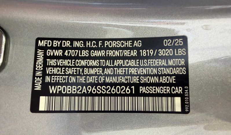 2025 Porsche 911 Targa 4 GTS full