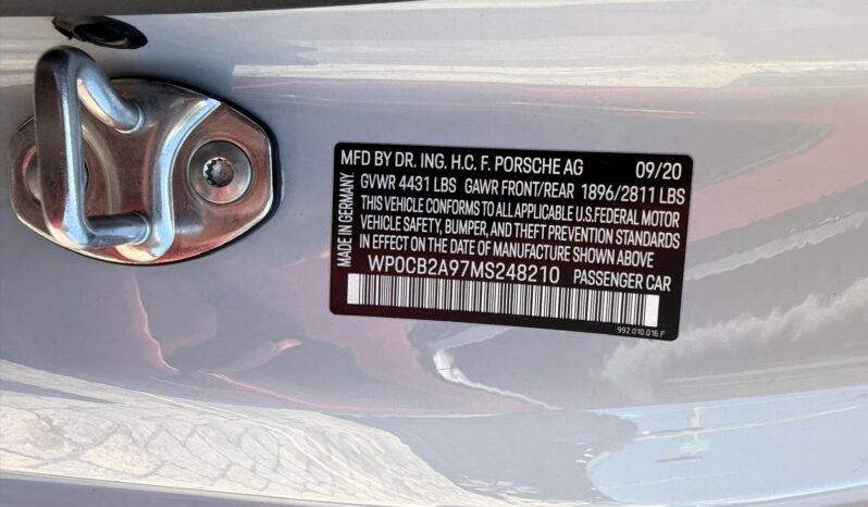 2021 Porsche 911 Carrera S Cabriolet full