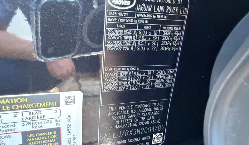 2022 Land Rover Defender 110 S full