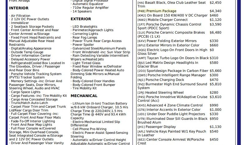 2020 Porsche Taycan Turbo S full