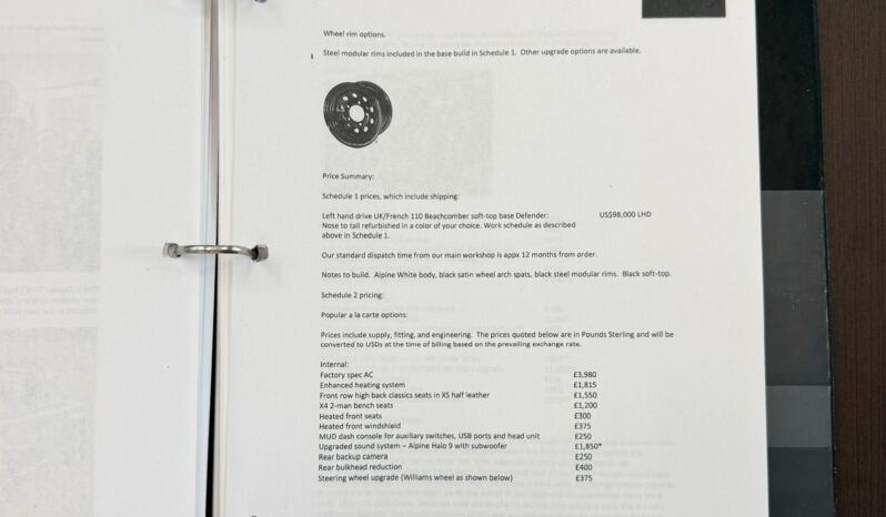 1997 Land Rover Defender 110 Beachcomber full