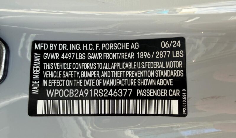 2024 Porsche 911 Carrera GTS Cabriolet full