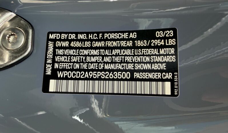 2023 Porsche 911 Turbo S Cabriolet full