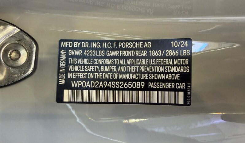 2025 Porsche 911 Turbo S 000 Commission full