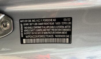 2022 Porsche 911 GT3 w/Touring Package full