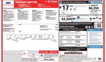 2024 Ford Ranger Raptor full