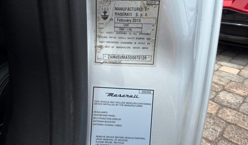 2013 Maserati GranTurismo Sport Convertible full