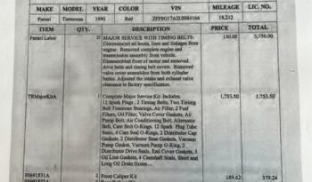 1990 Ferrari Testarossa full