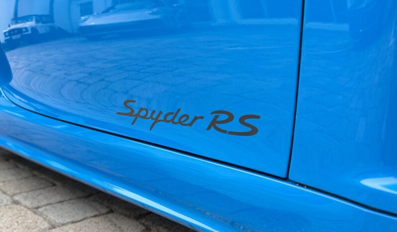 2025 Porsche 718 Spyder RS full