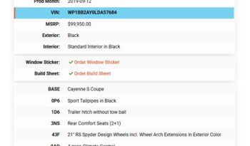 2020 Porsche Cayenne S Coupe full