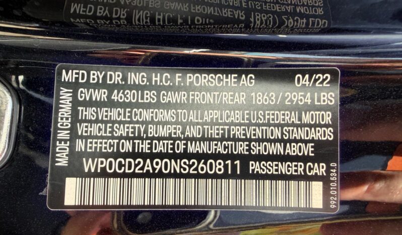2022 Porsche 911 Turbo Cabriolet full