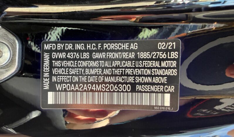 2021 Porsche 911 Carrera 4 full