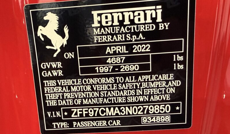 2022 Ferrari 812 GTS full