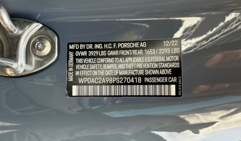 2023 Porsche 911 GT3 full