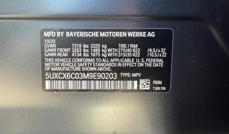 2021 BMW X7 M50i Dark Shadow Edition full