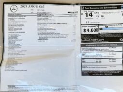 2024 Mercedes-Benz G-Class AMG G 63 4MATIC