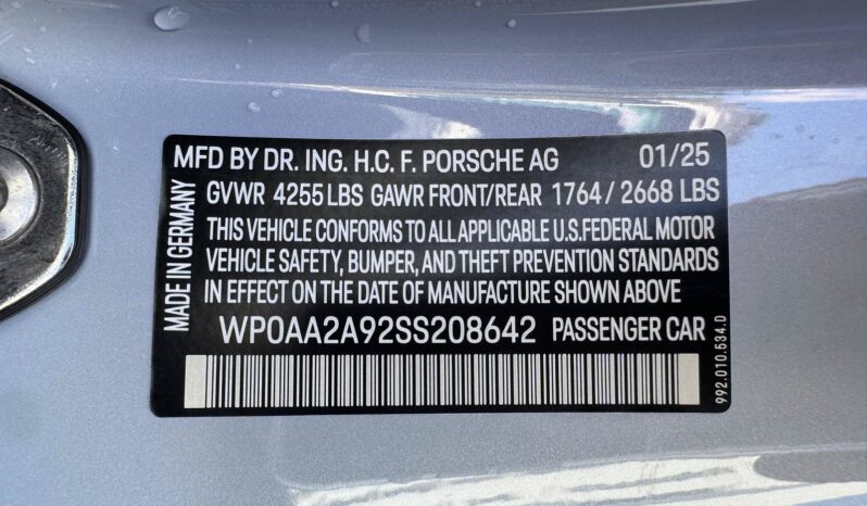 2025 Porsche 911 Carrera T full
