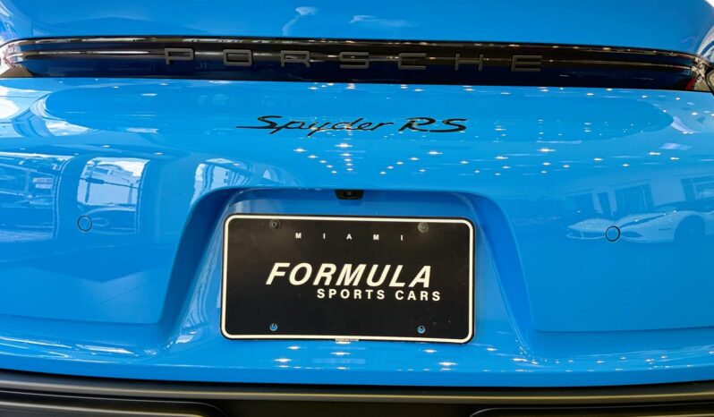 2024 Porsche 718 Spyder RS full