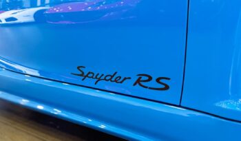 2024 Porsche 718 Spyder RS full