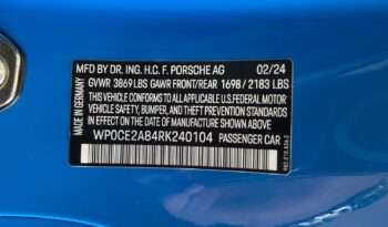 2024 Porsche 718 Spyder RS full