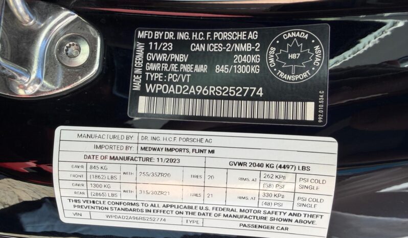 2024 Porsche 911 Turbo full
