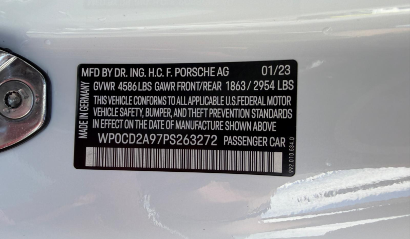 2023 Porsche 911 Turbo S Cabriolet full