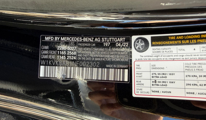 2022 Mercedes-Benz SL-Class SL 55 AMG 4MATIC full