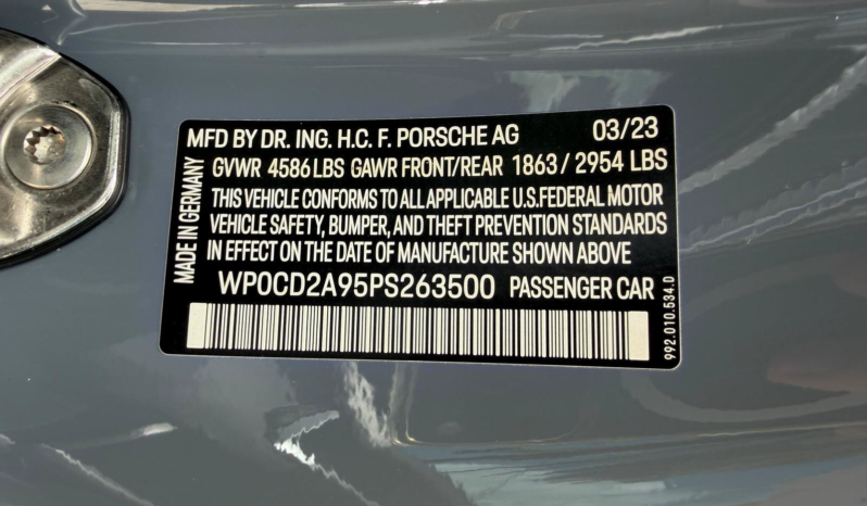 2023 Porsche 911 Turbo S Cabriolet full